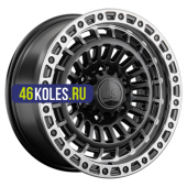 LS 9x18/6x139,7 ET30 D100,1 1348 BKSL (конус, Колпак+лого)