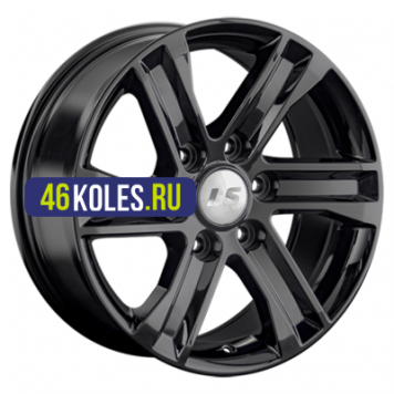 LS 8x17/6x139,7 ET38 D67,1 1359 BK (конус, Колпак+лого)