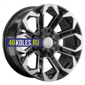 LS 9x20/6x139,7 ET20 D106,1 1366 BKF (конус, Колпак+лого)