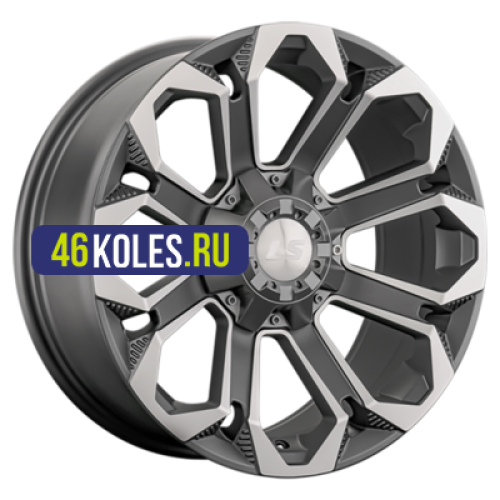 LS 9x18/6x139,7 ET20 D106,1 1366 MGMF (конус, Колпак+лого)