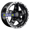 LS 9,5x18/6x139,7 ET5 D106,1 1371 BKL (конус, Колпак+лого)