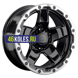 LS 9,5x18/6x139,7 ET5 D106,1 1371 BKL (конус, Колпак+лого)