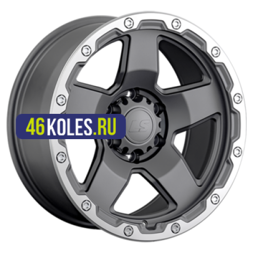 LS 9,5x18/6x139,7 ET5 D106,1 1371 MGML (конус, Колпак+лого)