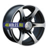 LS 7,5x17/6x139,7 ET0 D107,1 165 BKF (Колпак+лого)