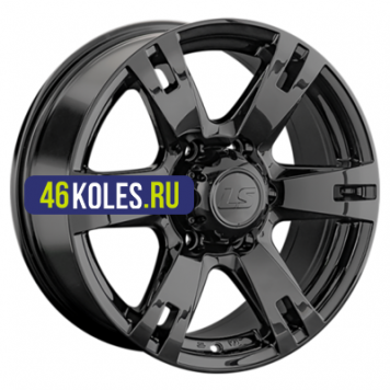 LS 8x17/6x139,7 ET38 D100,1 182 BK (конус, Колпак+лого)