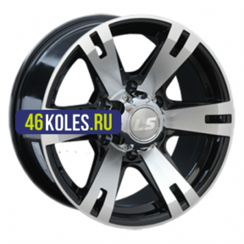 LS 8x17/6x139,7 ET38 D100,1 182 BKF (конус, Колпак+лого)