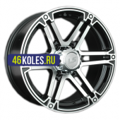 LS 8x17/6x139,7 ET10 D110,5 473 BKF (конус, Колпак+лого)