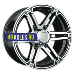 LS 8x17/6x139,7 ET10 D110,5 473 BKF (конус, Колпак+лого)