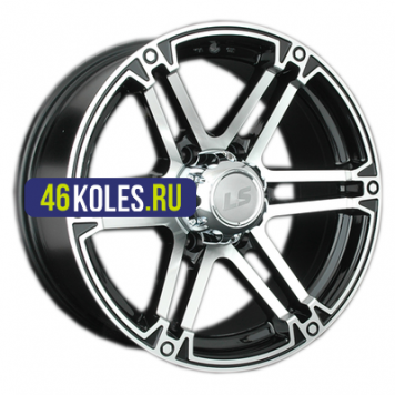 LS 8x17/6x139,7 ET10 D110,5 473 BKF (конус, Колпак+лого)