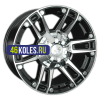 LS 8x17/6x139,7 ET25 D106,1 558 BKF (конус, Колпак+лого)