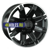 LS 8x17/6x139,7 ET10 D107,1 763 BKL (конус, Колпак+лого)
