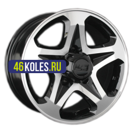 LS 7x16/5x139,7 ET5 D108,5 774 BKF (конус, Колпак+лого)