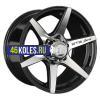 LS 8,5x17/6x139,7 ET25 D106,1 800 BKF (конус, Колпак+лого)