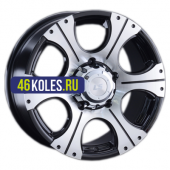 LS 8x17/5x150 ET55 D110,1 867 BKF (Колпак+лого)
