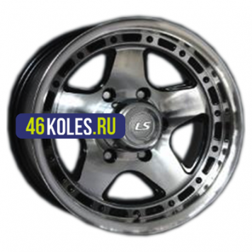 LS 8x15/6x139,7 ET-10 D106,1 870 BKF (конус, Колпак+лого)