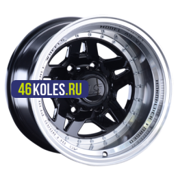LS 10x15/6x139,7 ET-44 D106,1 878 BKL (Колпак+лого)