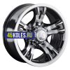 LS 7x15/5x139,7 ET-10 D108,5 883 BKF (конус, Колпак+лого)