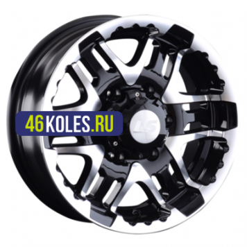 LS 6,5x15/6x139,7 ET0 D106,1 894 BKF (конус, Колпак+лого)
