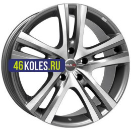 MAK 9x18/5x150 ET48 D110,2 Aria Gunmetal Mirror Face