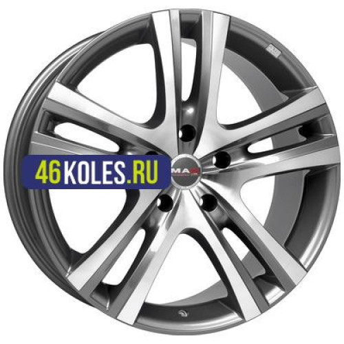 MAK 9x18/5x150 ET48 D110,2 Aria Gunmetal Mirror Face