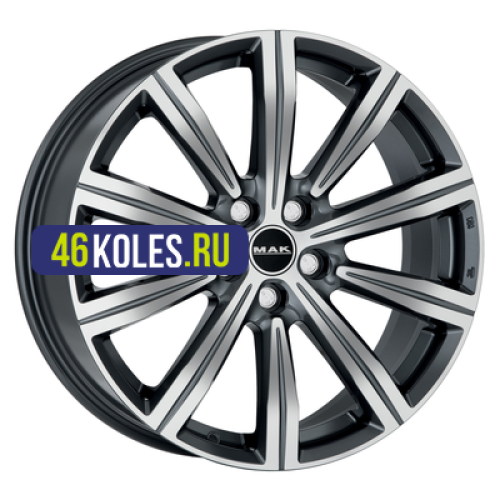 MAK 8x19/5x108 ET45 D63,4 Birmingham Gunmetal Mirror Face