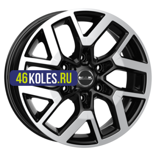 MAK 7,5x17/6x139,7 ET33 D100,1 Gravel Black mirror