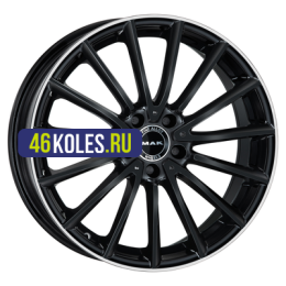 MAK 8x19/5x112 ET48 D66,6 Komet Gloss Black Mirror Ring