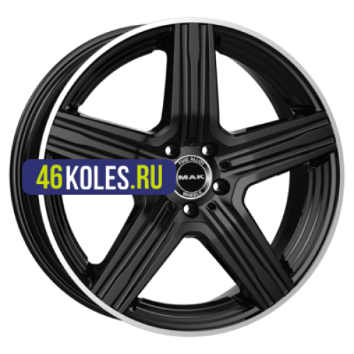 MAK 9x18/5x112 ET42 D66,6 Lewis Gloss Black Mirror Ring