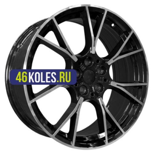 PDW 8,5x19/5x112 ET25 D66,6 5407 Gloss Black Machine Face (PDW)