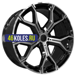 PDW 10,5x20/5x112 ET40 D66,6 5445 Gloss Black Machine Face (PDW)