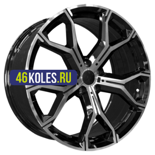 PDW 10,5x20/5x112 ET40 D66,6 5445 Gloss Black Machine Face (PDW)