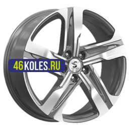 Premium Series 7,5x19/5x114,3 ET50 D67,1 КР004 (Sportage) Diamond Gloss Graphite