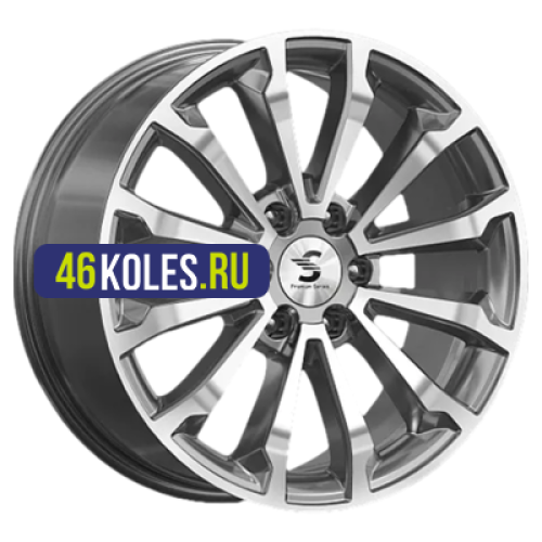 Premium Series 8,5x20/6x139,7 ET27 D77,9 КР006 (Chevrolet Tahoe IV) Diamond Gloss Graphite