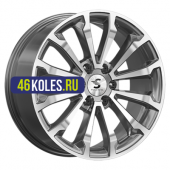 Premium Series 8,5x20/6x139,7 ET25 D106,1 КР006 (Land Cruiser Prado) Diamond Gloss Graphite