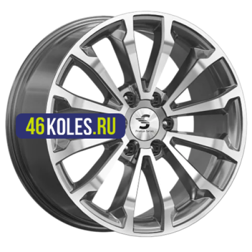 Premium Series 8,5x20/6x139,7 ET33 D100,1 КР006 (TANK 500) Diamond Gloss Graphite