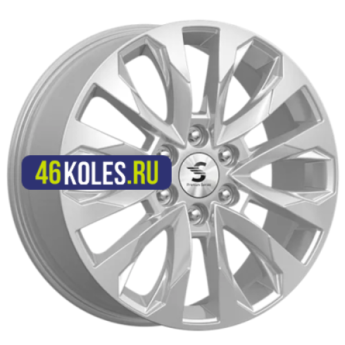 Premium Series 8x20/6x139,7 ET38 D67,1 КР007 (Pajero Sport) Elite Silver