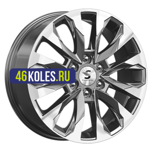 Premium Series 8x20/6x139,7 ET55 D100,1 КР007 (TANK 700) Diamond Gloss Graphite