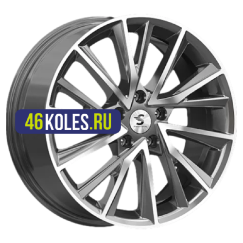 Premium Series 7,5x18/5x112 ET39 D66,6 КР010 (Audi A4) Diamond Gloss Graphite