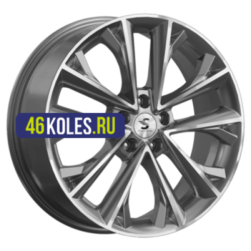 Premium Series 7x18/5x114,3 ET38 D67,1 КР012 (Outlander) Diamond Gloss Graphite
