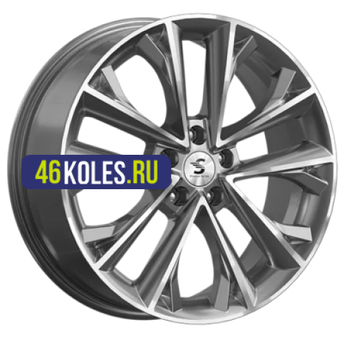 Premium Series 7x18/5x108 ET47 D60,1 КР012 (Tiggo 8 Pro) Diamond Gloss Graphite