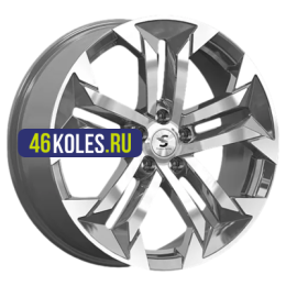 Premium Series 7,5x19/5x108 ET36 D65,1 КР015 (Exeed TXL/VX) Diamond Gloss Graphite