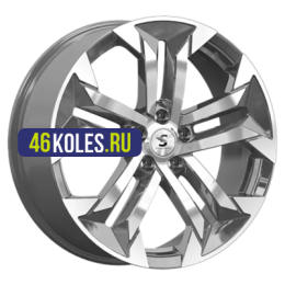 Premium Series 7,5x19/5x108 ET46 D63,35 КР015 (Geely Tugella) Diamond Gloss Graphite