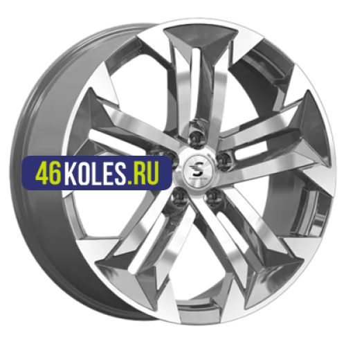 Premium Series 7,5x19/5x114,3 ET40 D64,1 КР015 (Haval F7/F7x) Diamond Gloss Graphite