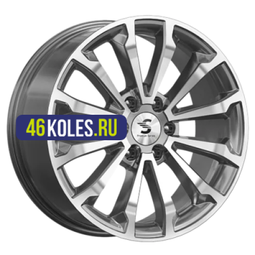 Premium Series 8,5x20/6x139,7 ET33 D75,1 КР006 (Haval H9) Diamond Gloss Graphite (78878)