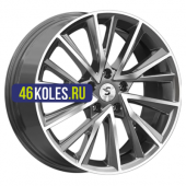 Premium Series 7,5x18/5x108 ET47 D60,1 КР010 (Tiggo 8 Pro) Diamond Gloss Graphite