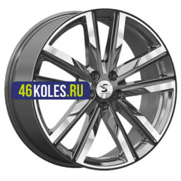 Premium Series 8x20/5x112 ET28 D66,6 КР014 (Audi Q7) Diamond Gloss Graphite (79383)