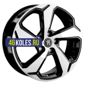 Replay 7,5x19/5x114,3 ET48 D54,1 GL38 BKF (конус, C570)