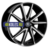 Replay 7x18/5x114,3 ET55 D56,1 SB92 BKF (конус, C570)