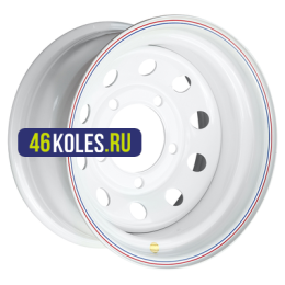 Off-Road Wheels 8x16/5x165,1 ET-24 D125 Ленд Ровер Белый
