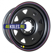 Off-Road Wheels 8x15/6x139,7 ET-25 D110 Тойота Ниссан (треуг. мелкий) Черный